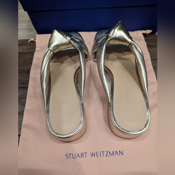 NEW Block Slide in Metallic Nappa leather - Picture 12 of 12